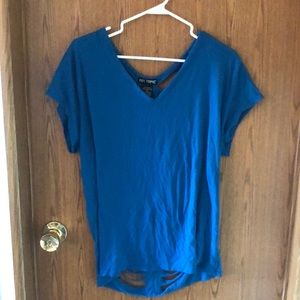 Hot Topic shirt with Angel wings distressed detail